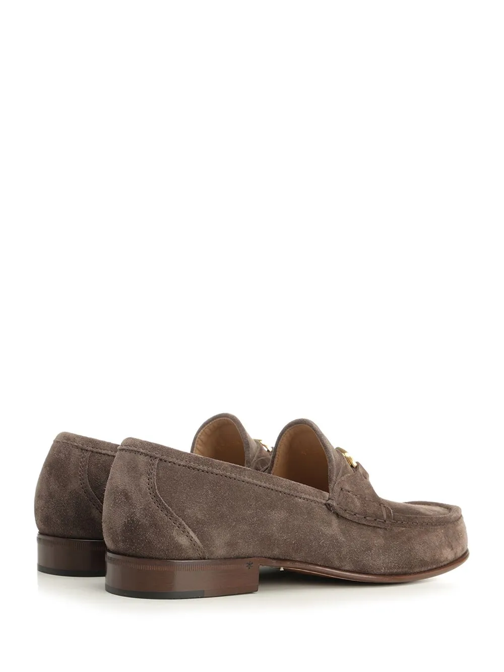 Vlogo Signature Suede Loafers Scarpe Basse Grey sold by Wanan Luxury product image thumbnail 3