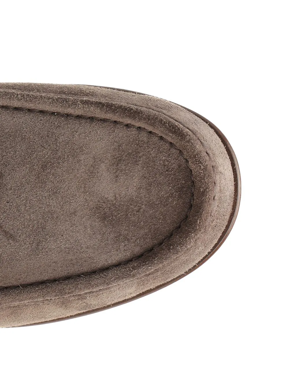 Vlogo Signature Suede Loafers Scarpe Basse Grey sold by Wanan Luxury product image thumbnail 4