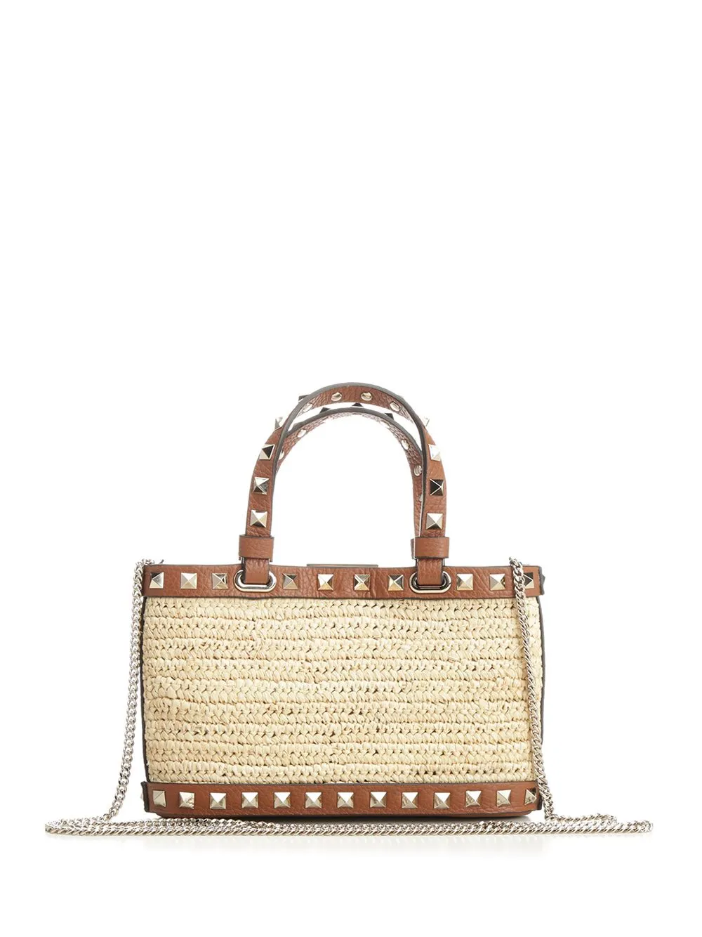Rockstud Handbags Beige sold by Wanan Luxury product image thumbnail 3