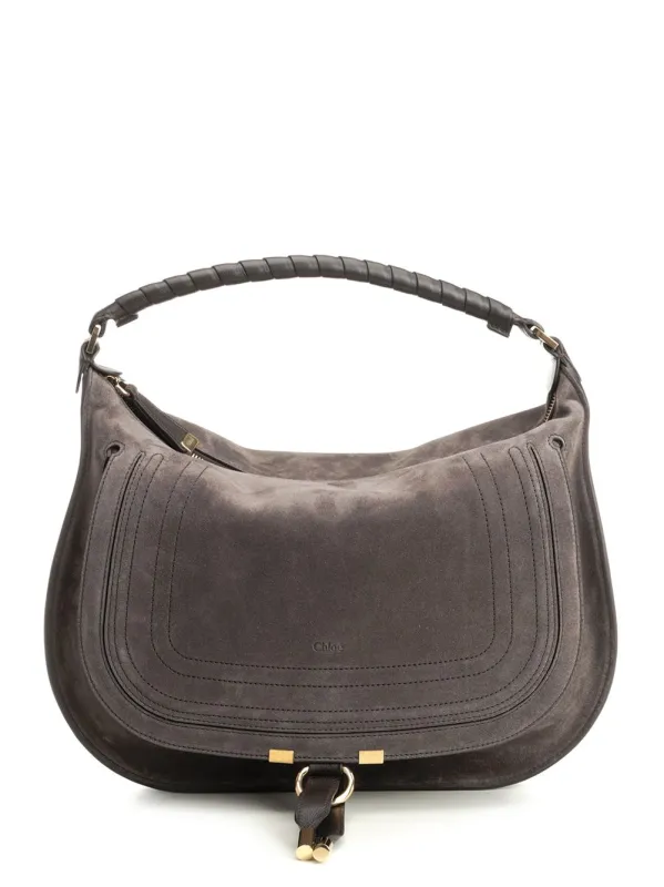 Marcie Shoulder Bags Brown made by Chloe