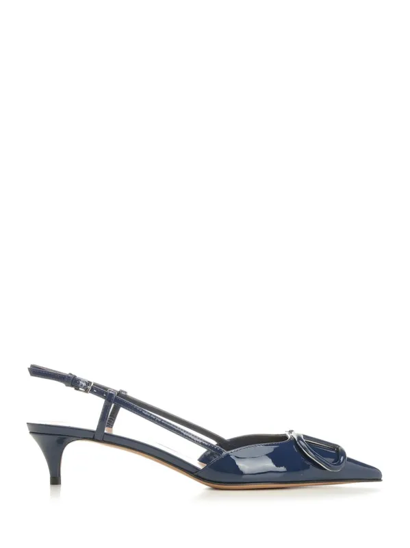 Vlogo Signature Slingback Pump Pumps Blue made by Valentino Garavani