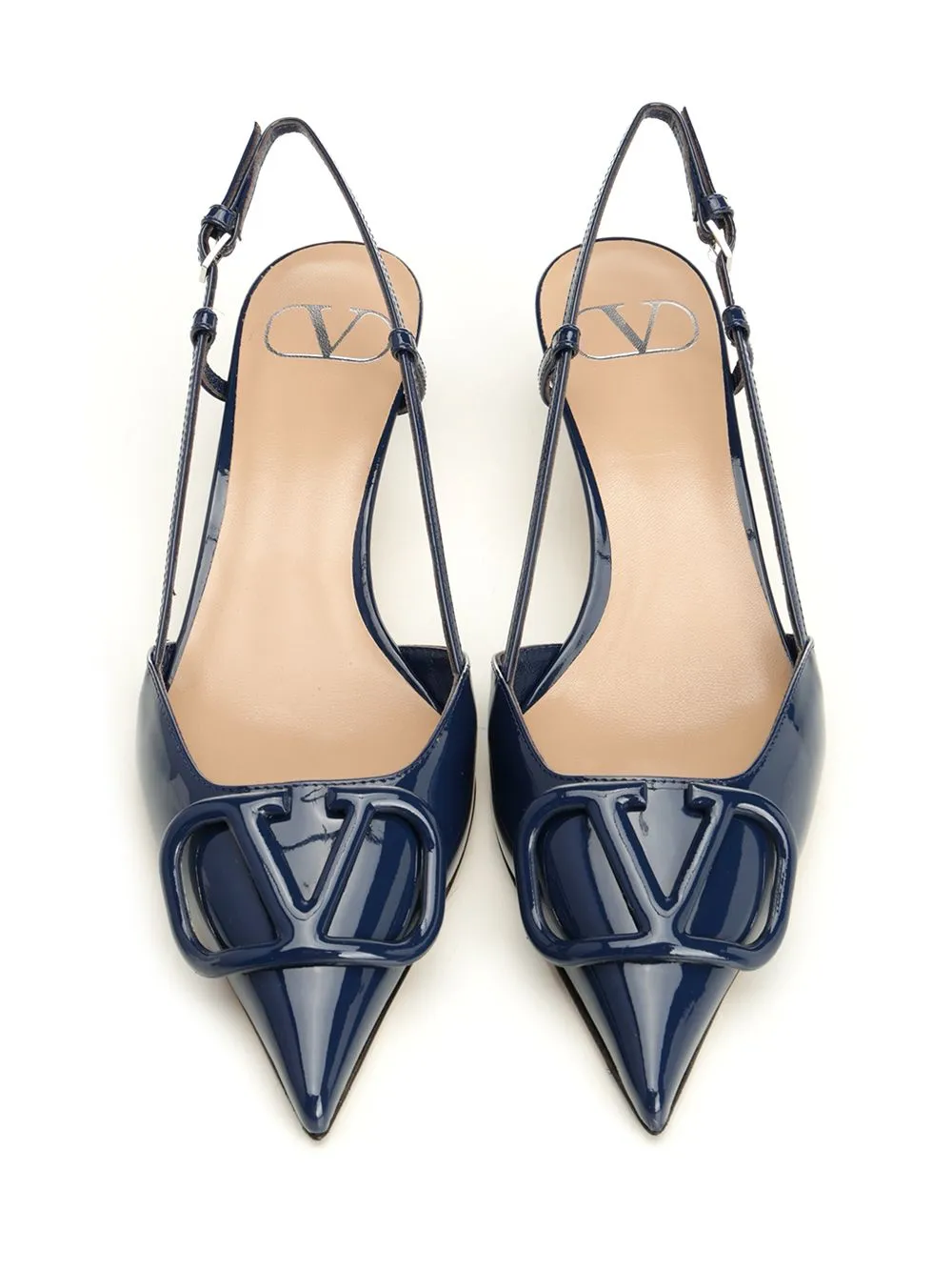 Vlogo Signature Slingback Pump Pumps Blue sold by Wanan Luxury product image thumbnail 5