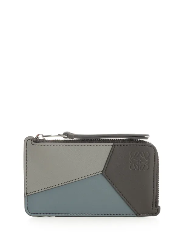 Puzzle” Cardholder And Coin Purse Wallets Grey made by Loewe