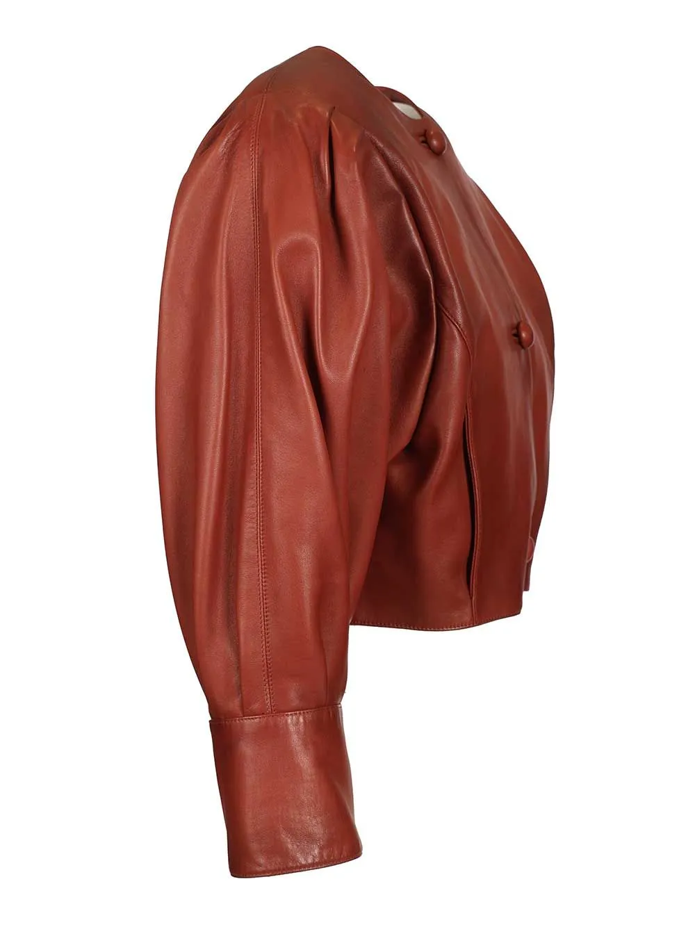 Short Jacket Jackets Bordeaux sold by Wanan Luxury product image thumbnail 3