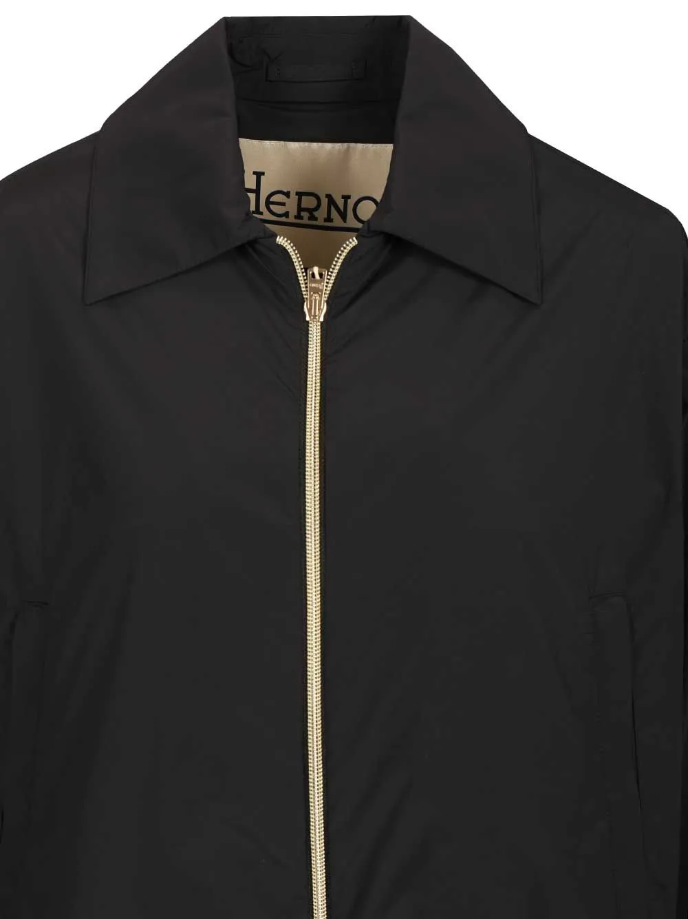 Short Jacket In Stretch Nylon Jackets Black sold by Wanan Luxury product image thumbnail 4