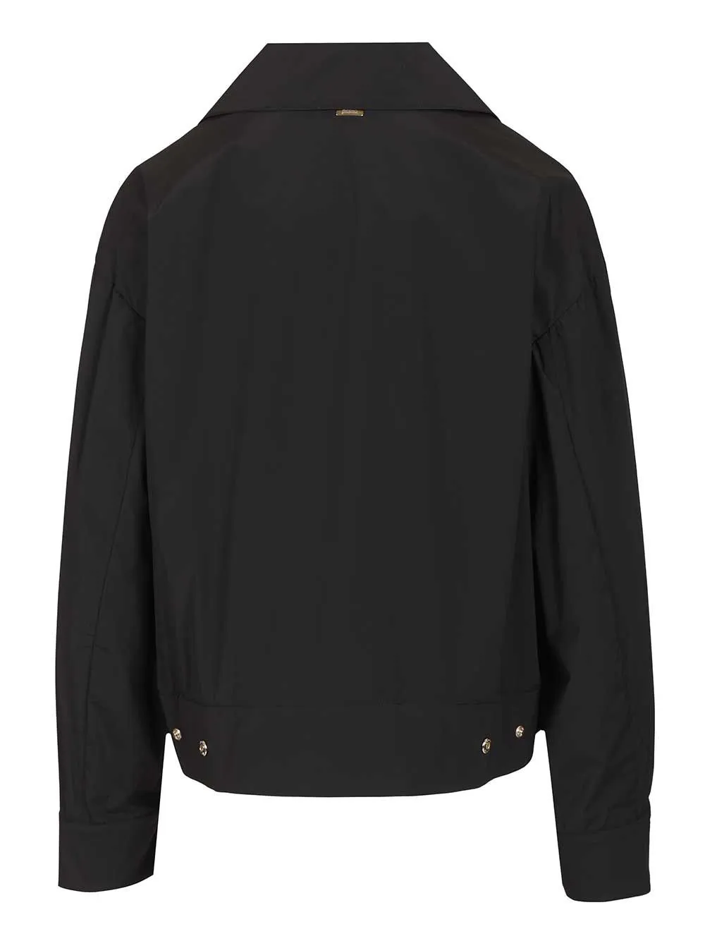 Short Jacket In Stretch Nylon Jackets Black sold by Wanan Luxury product image thumbnail 2