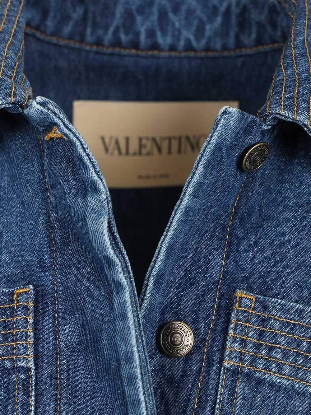 Denim Jacket Jackets Blue sold by Wanan Luxury product image thumbnail 4