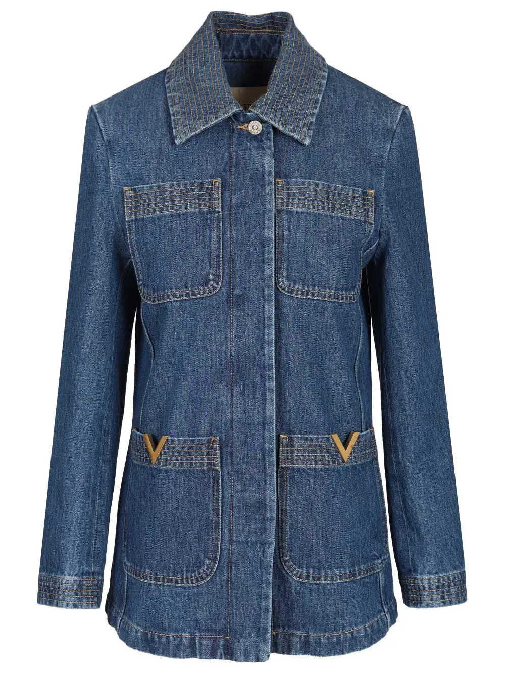 Denim Jacket Jackets Blue sold by Wanan Luxury