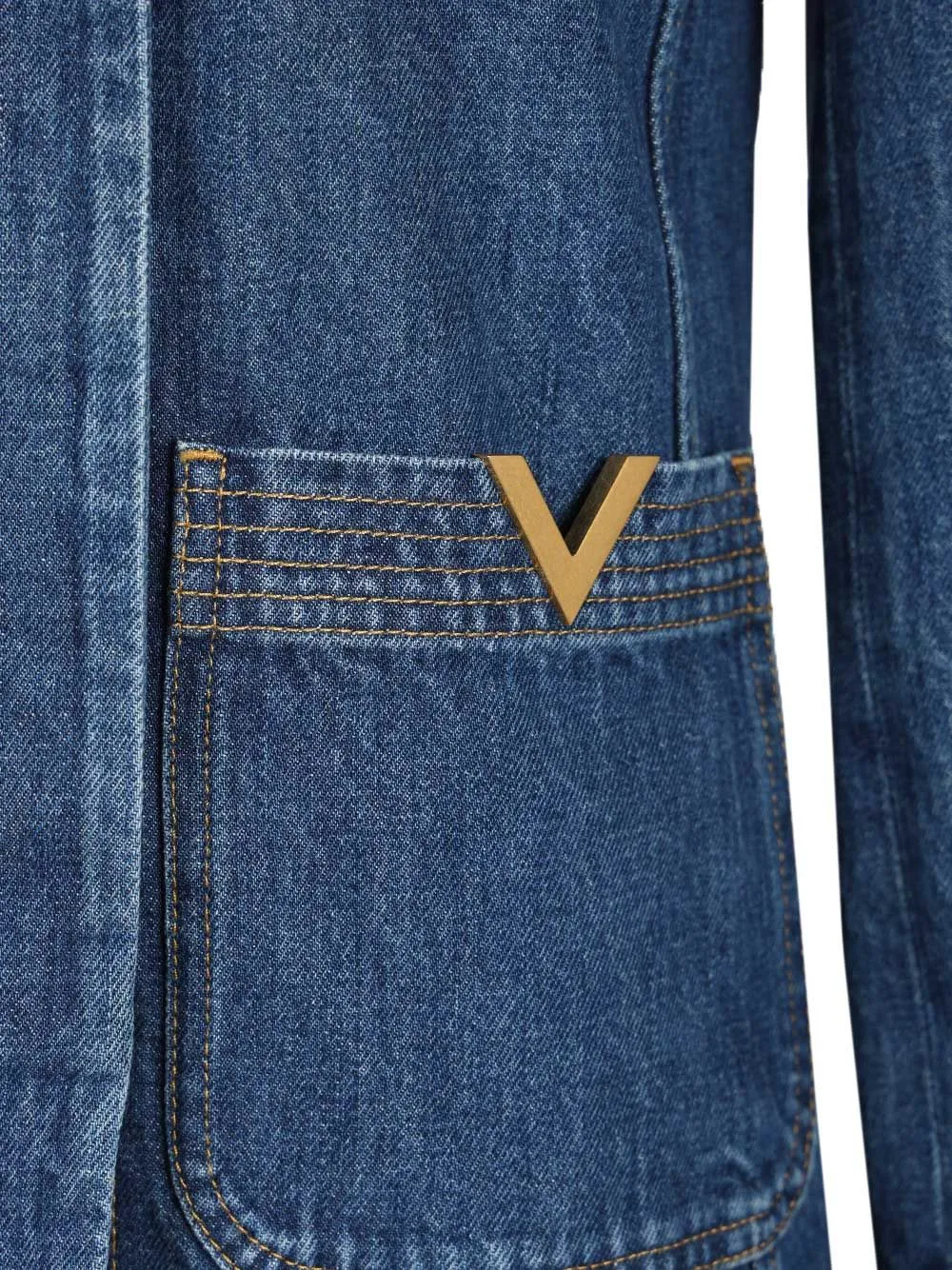 Denim Jacket Jackets Blue sold by Wanan Luxury product image thumbnail 5