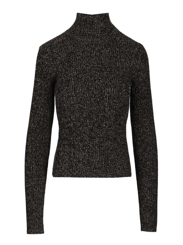 Turtleneck Sweater Knitwear Black made by MaxMara