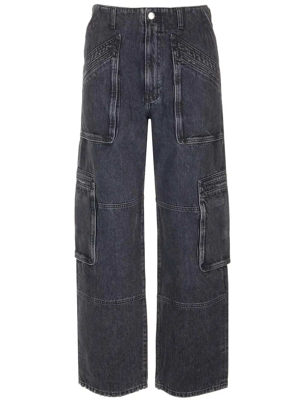 Cargo Jeans Black sold by Wanan Luxury