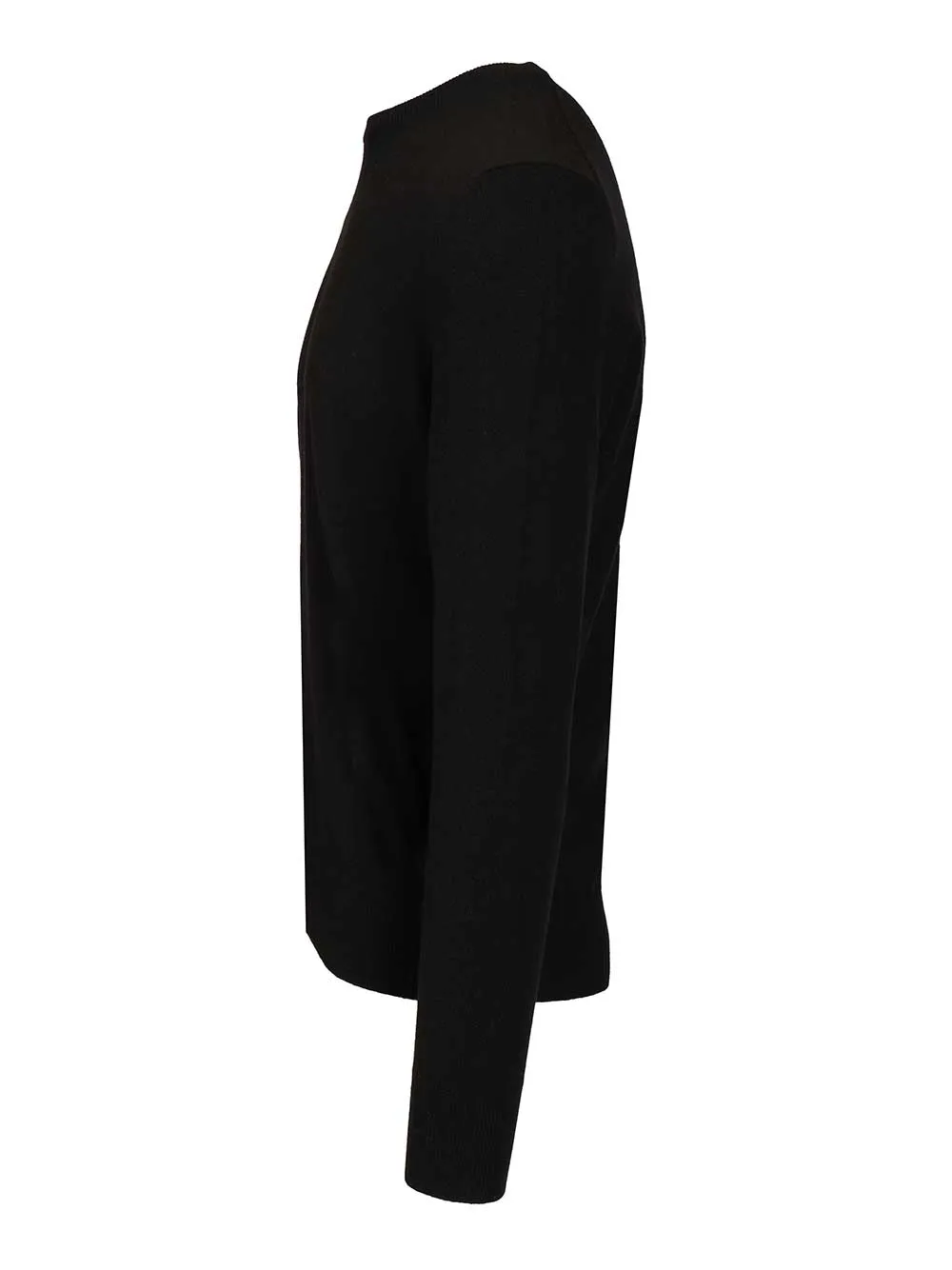 Crew Neck Wool Sweater Knitwear Black sold by Wanan Luxury product image thumbnail 3