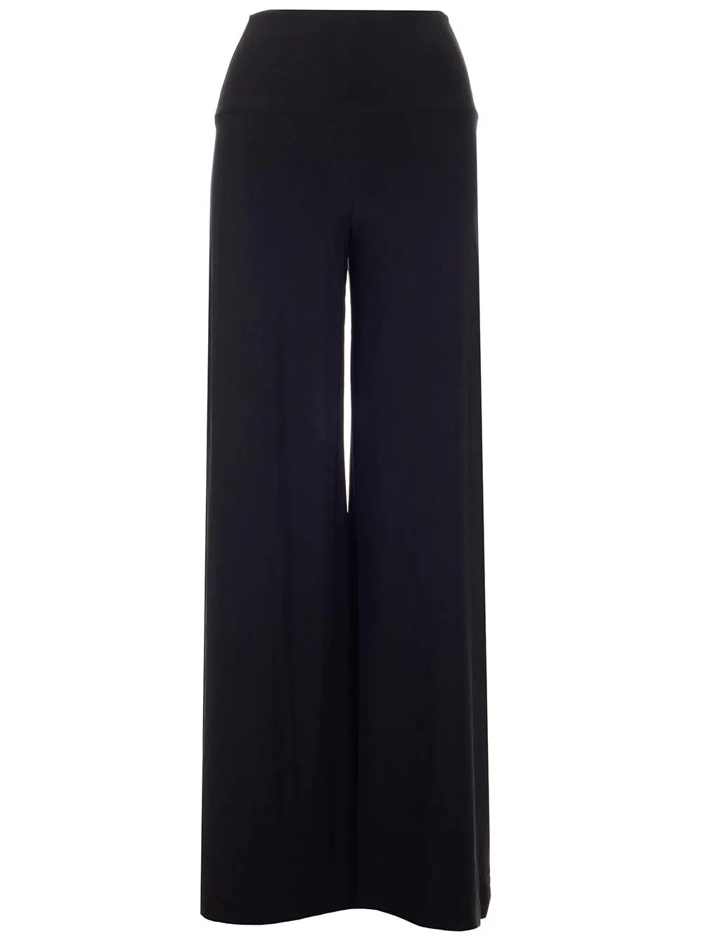 Black Jersey Wide Leg Trousers Black sold by Wanan Luxury