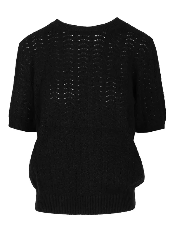 Cecelia Knitwear Black made by Lisa Yang