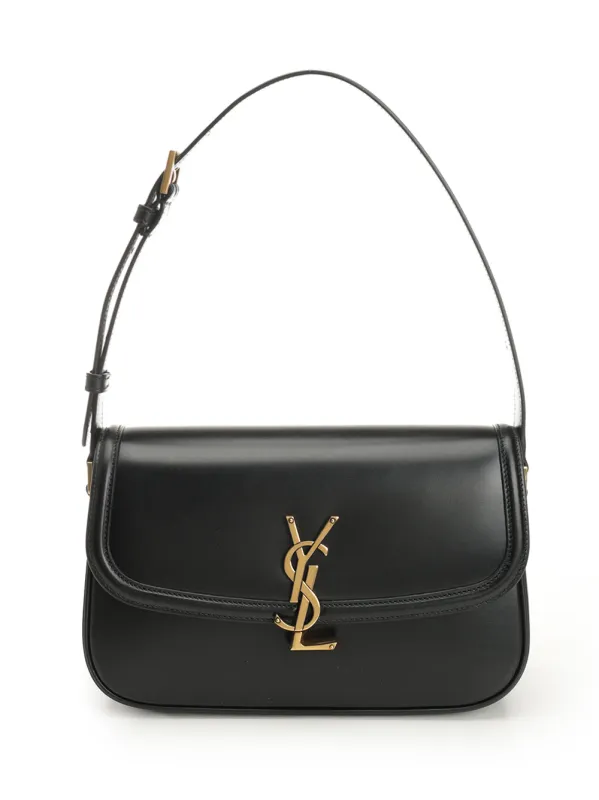 Solferino Shoulder Bags Black made by Yves Saint Laurent
