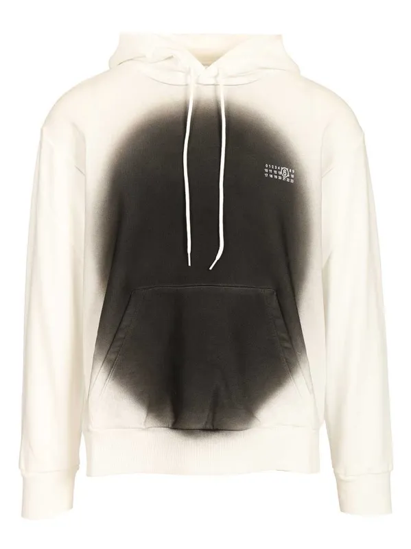 Spray Print Sweatshirt Sweatshirts White made by Maison Margiela
