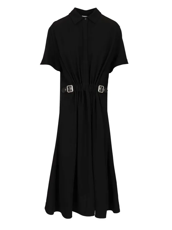 Stretch Viscose Dress Dresses Black made by Loewe