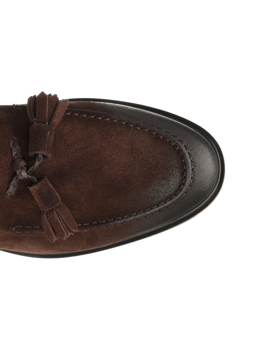 Suede Moccasin Loafers Brown sold by Wanan Luxury product image thumbnail 4