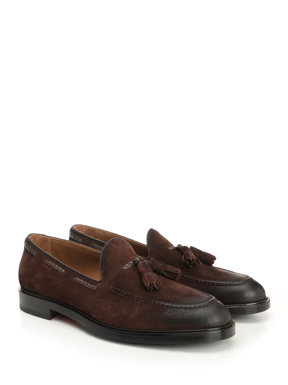 Suede Moccasin Loafers Brown sold by Wanan Luxury product image thumbnail 2