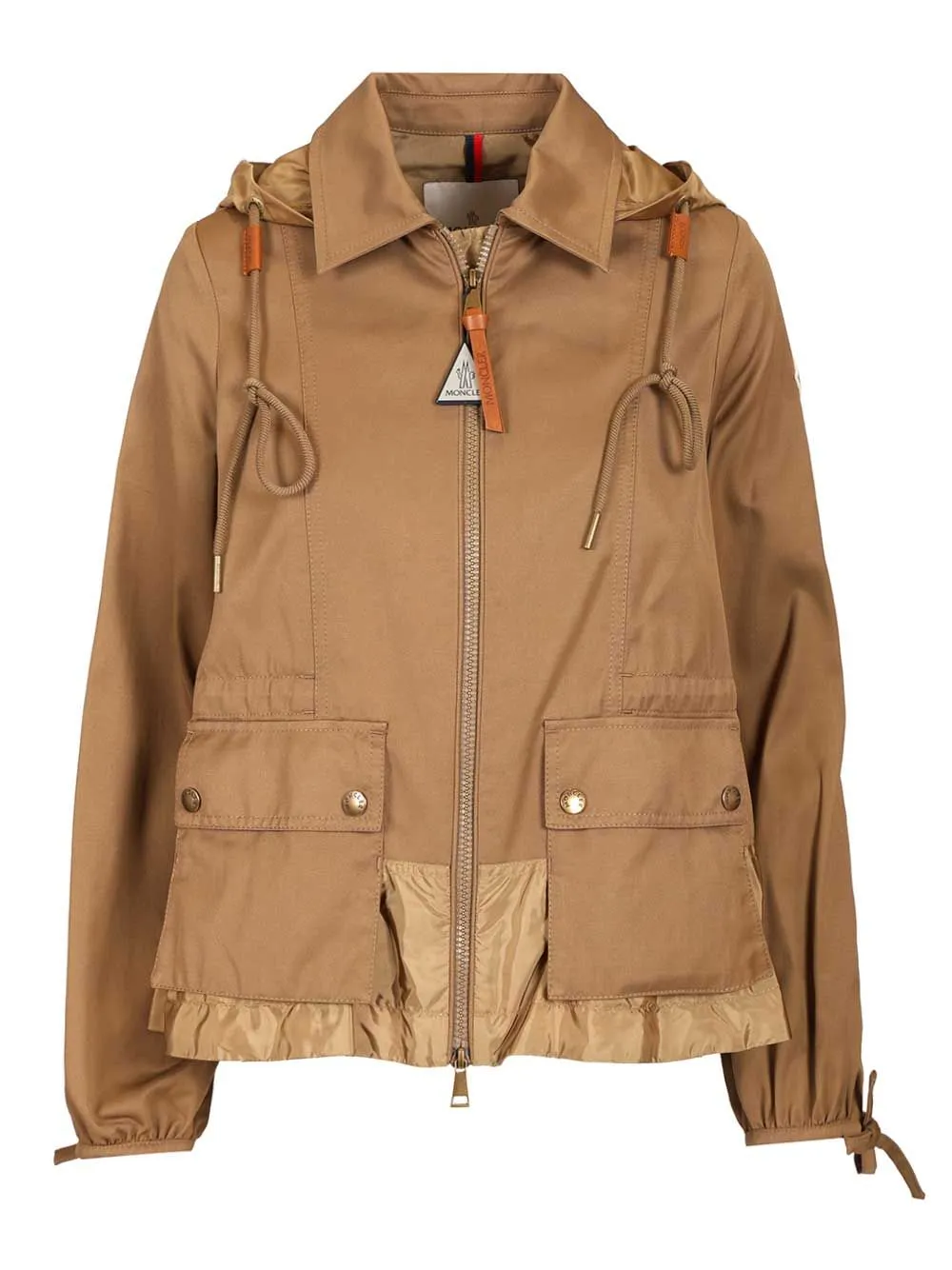 Adenium Hooded Jacket Jackets Beige sold by Wanan Luxury