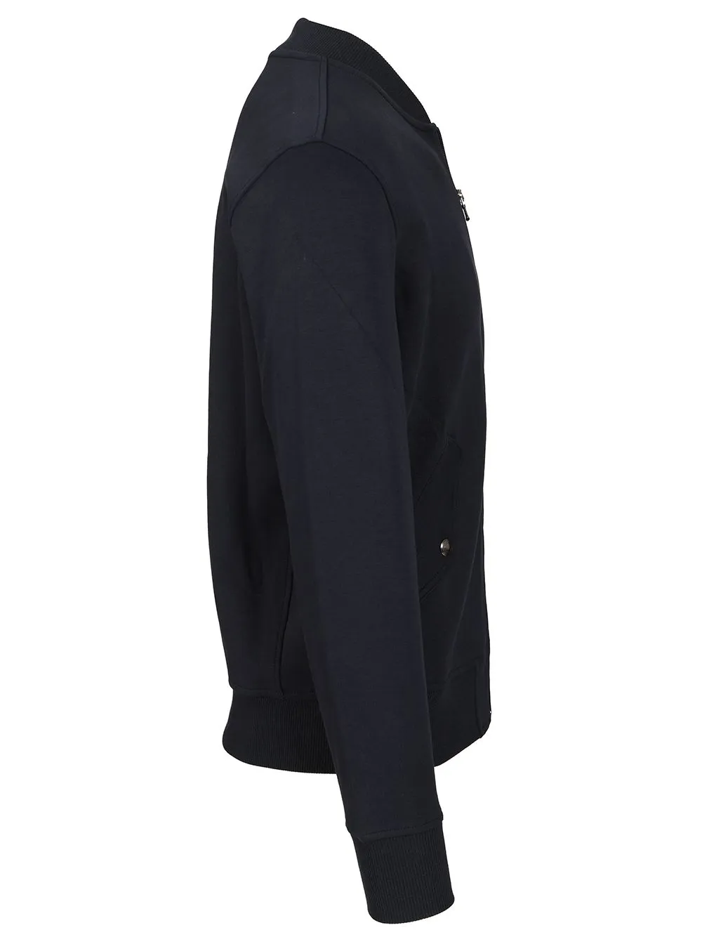 Double-Knit Bomber Jacket Jackets Blue sold by Wanan Luxury product image thumbnail 3