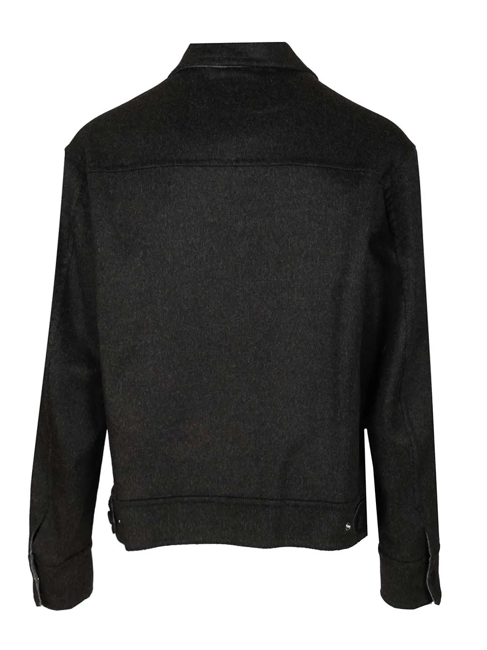 Wool Trucker Jacket Jackets Black sold by Wanan Luxury product image thumbnail 2