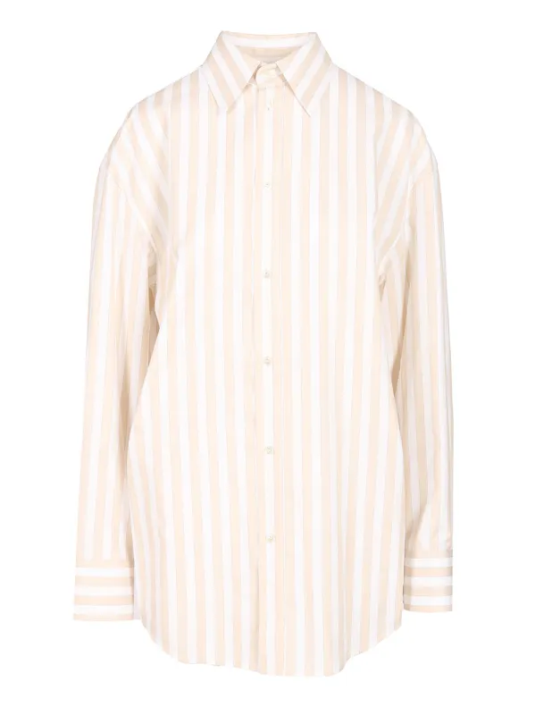 Cassandre Shirts Beige made by Yves Saint Laurent