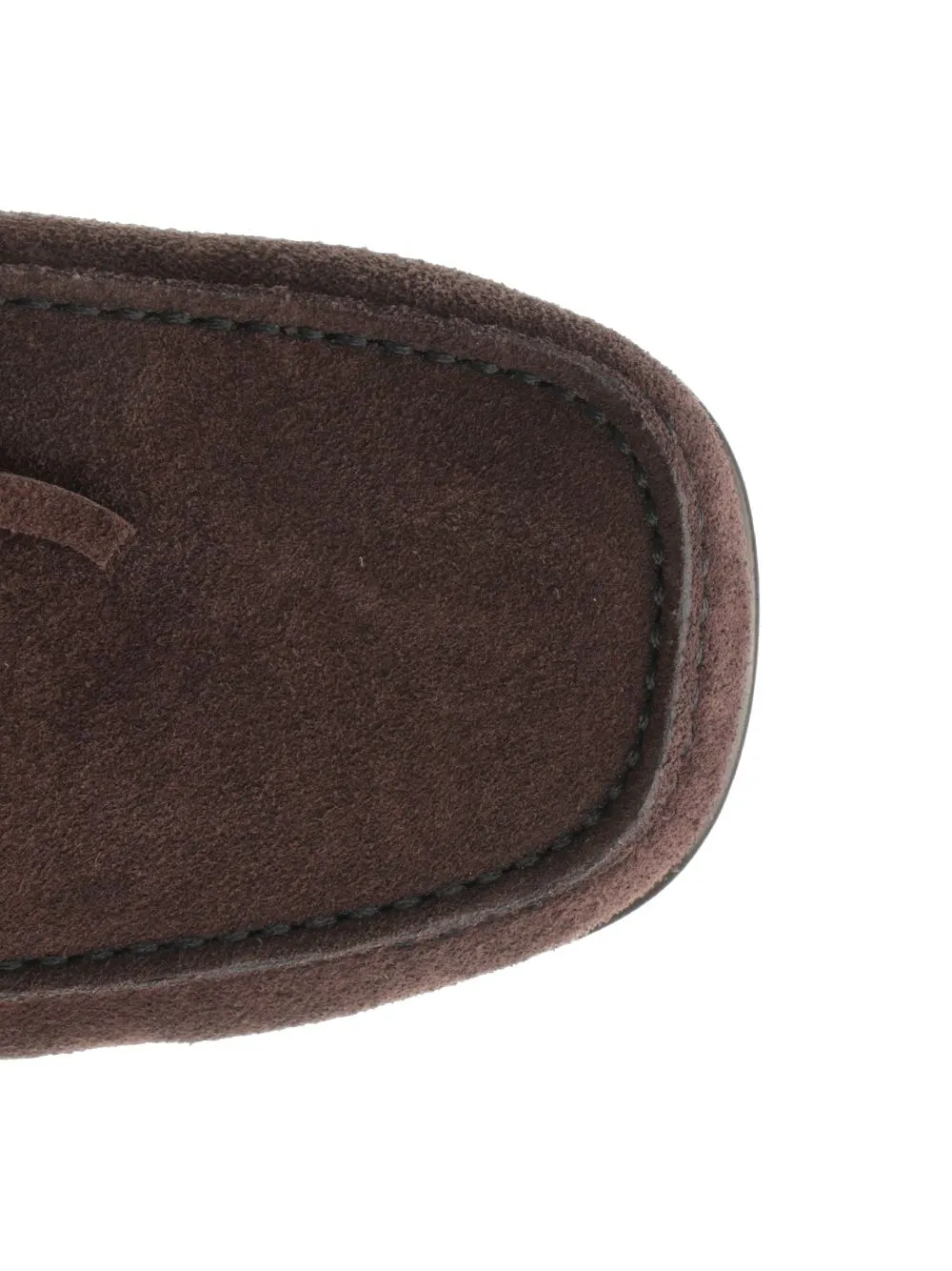 Suede Loafers With Logo Scarpe Basse Brown sold by Wanan Luxury product image thumbnail 4