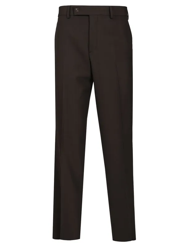 Wool Trousers Brown made by Fendi