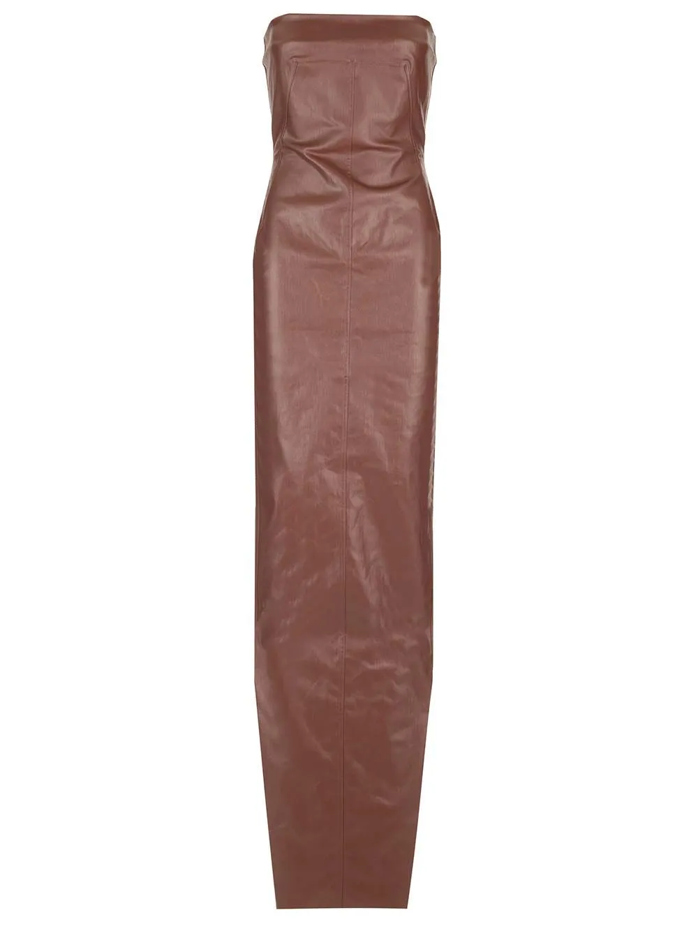 Long Bustier Dress Dresses Brown sold by Wanan Luxury