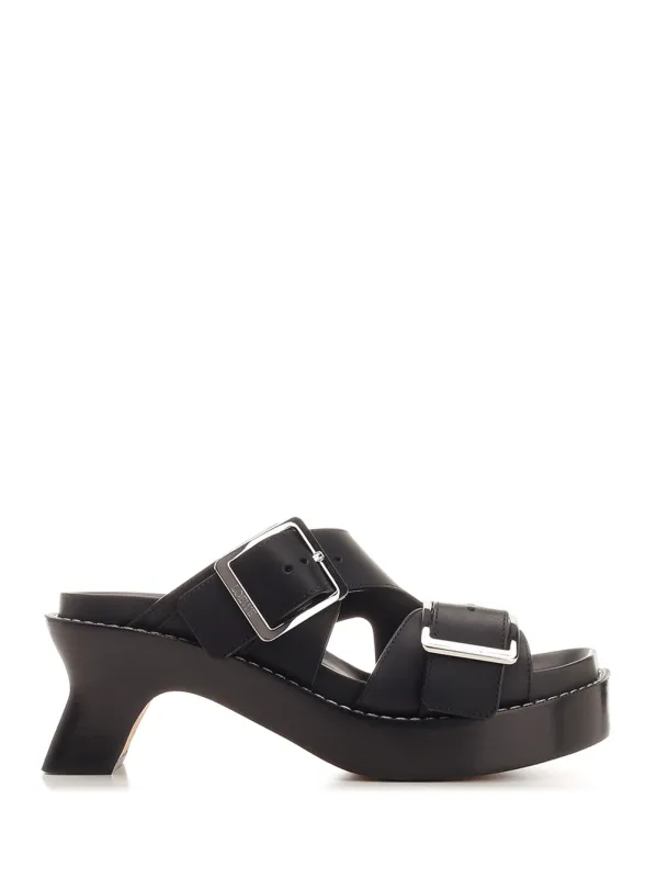 Ease Sandals Black made by Loewe