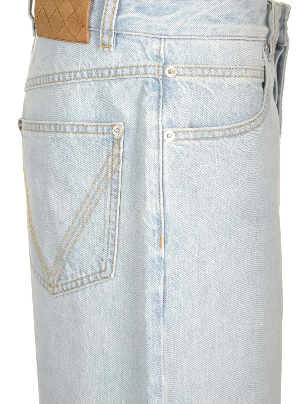 Extra Bleach Wash Denim Jeans Light Blue sold by Wanan Luxury product image thumbnail 5