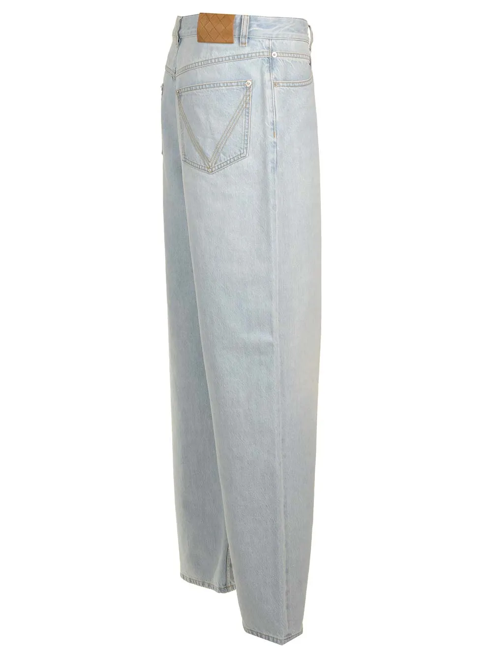 Extra Bleach Wash Denim Jeans Light Blue sold by Wanan Luxury product image thumbnail 3