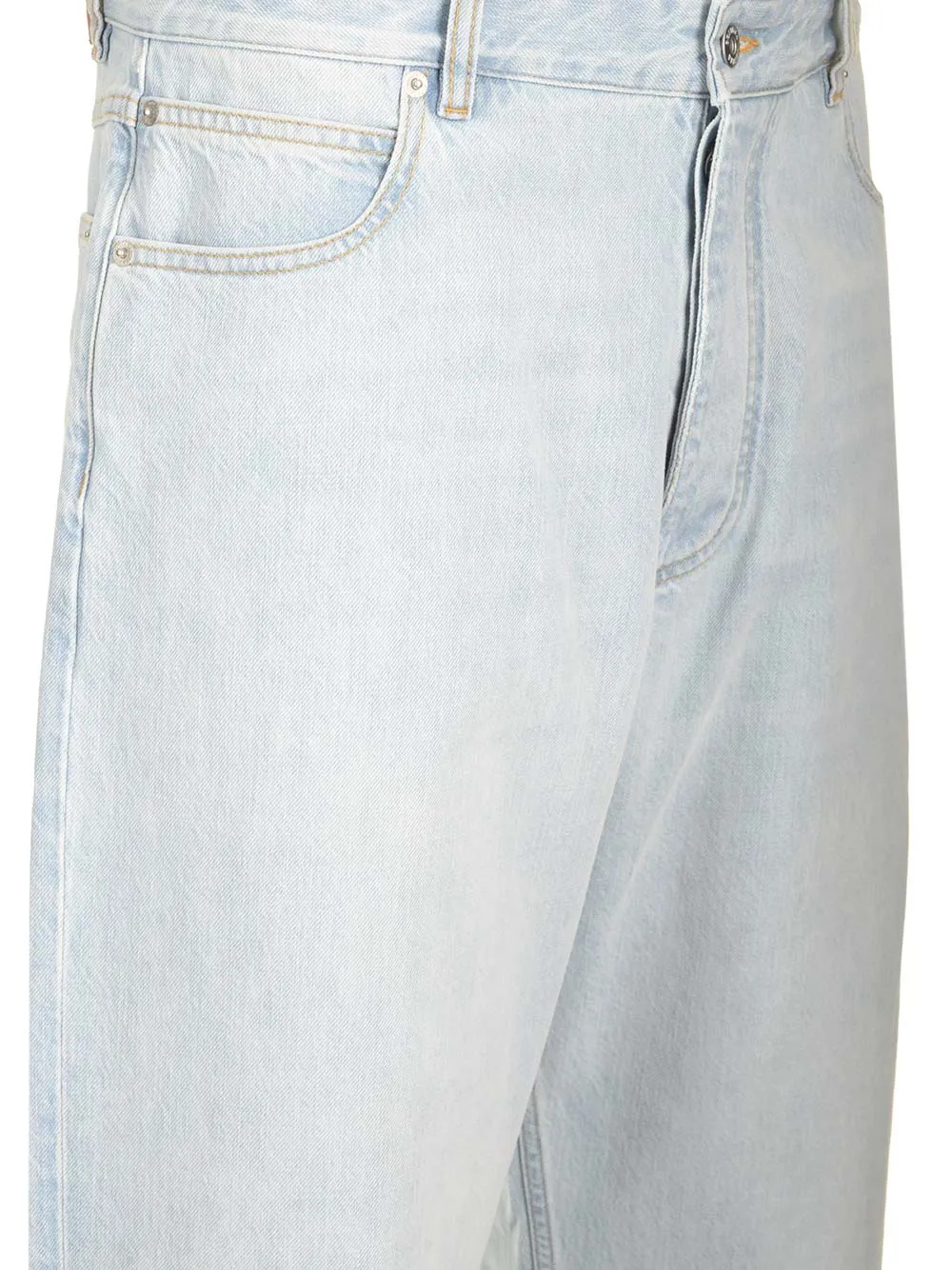 Extra Bleach Wash Denim Jeans Light Blue sold by Wanan Luxury product image thumbnail 4