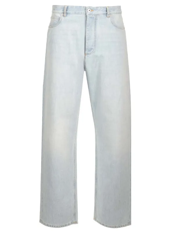 Extra Bleach Wash Denim Jeans Light Blue made by Bottega Veneta