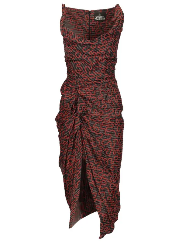 Panther Sleeveless Dress Dresses Multicolor made by Vivienne Westwood