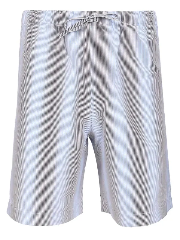 Cotton Shorts Trousers Light Blue made by Dries Van Noten