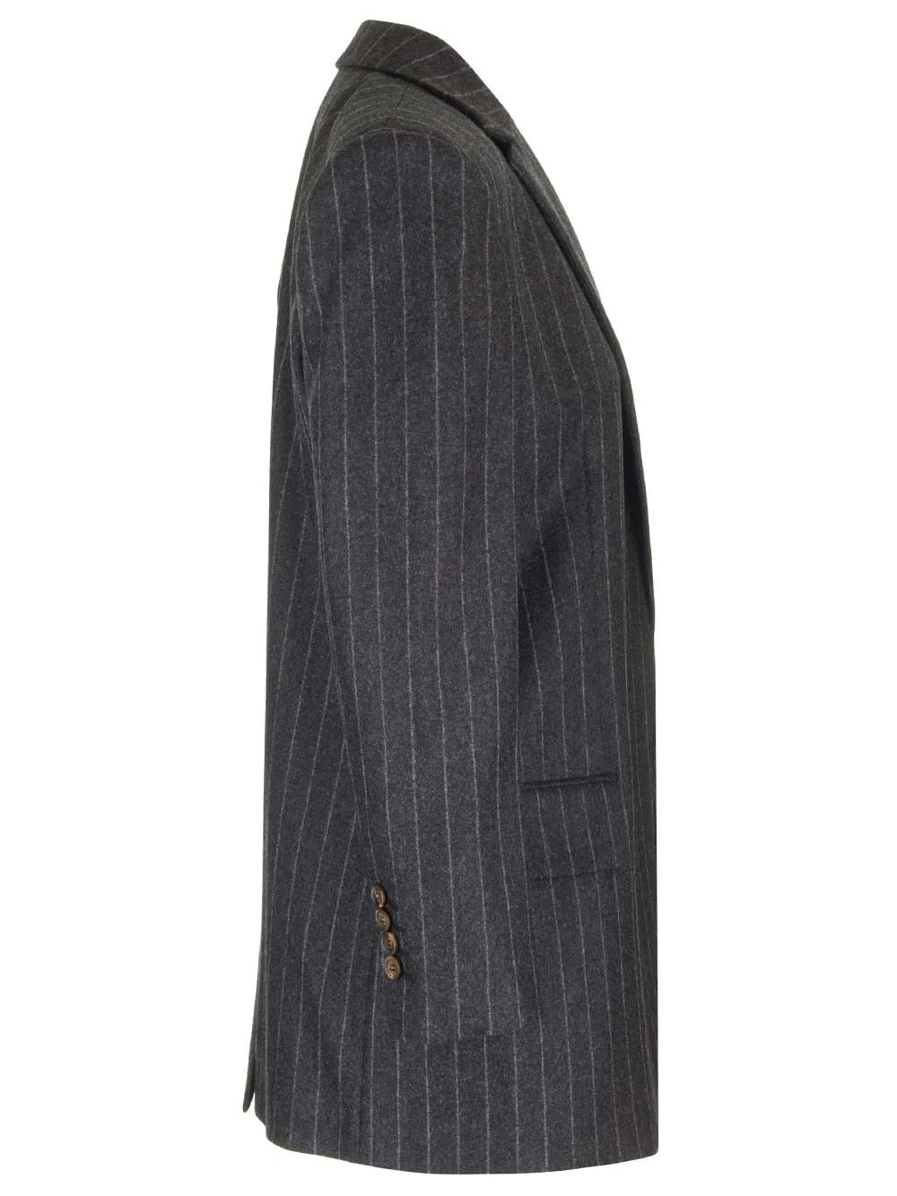 Pinstripe Blazer Jackets Grey sold by Wanan Luxury product image thumbnail 3