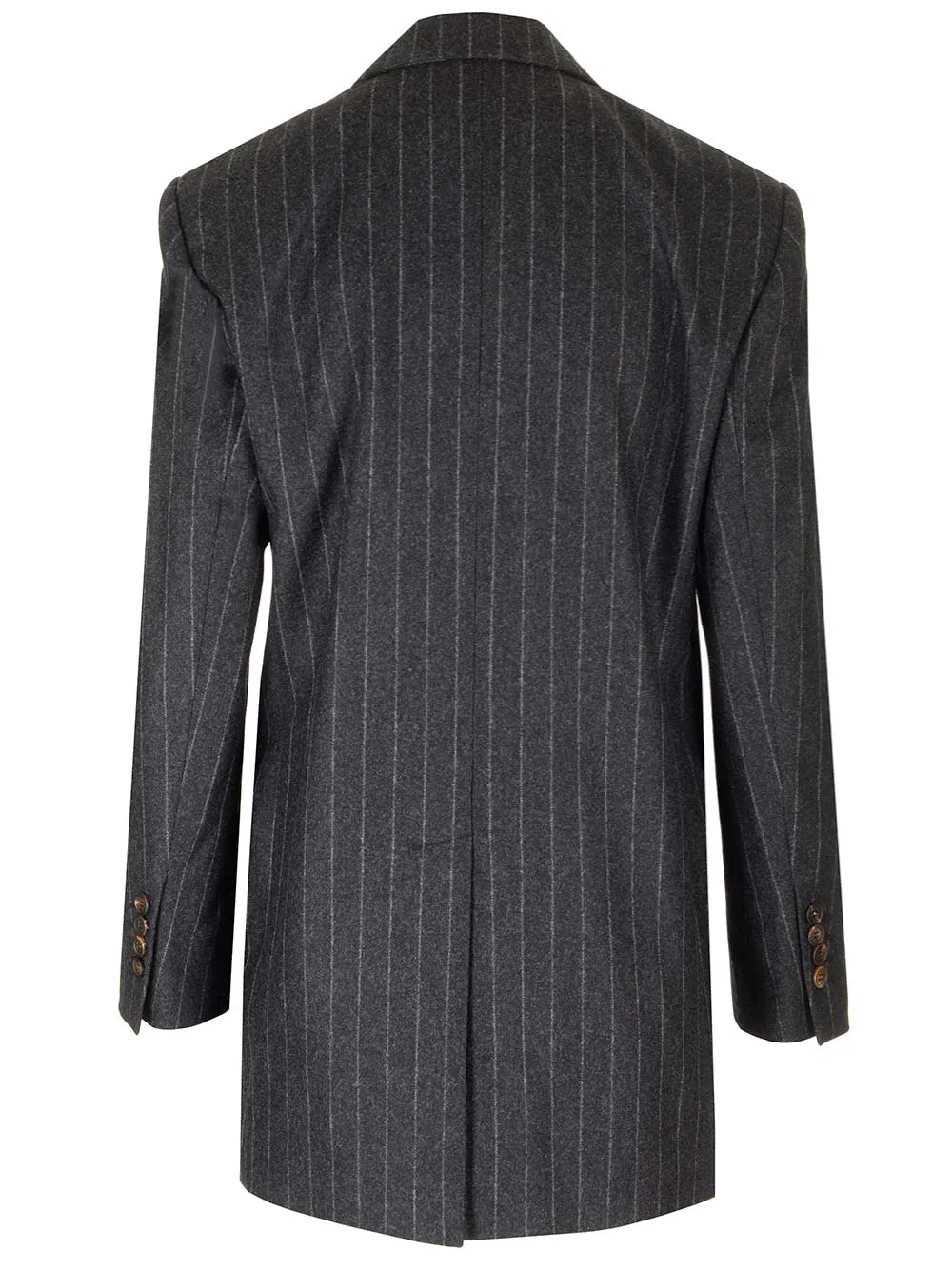 Pinstripe Blazer Jackets Grey sold by Wanan Luxury product image thumbnail 2