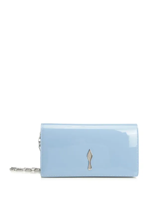 Bettina Clutches Light Blue made by Christian Louboutin