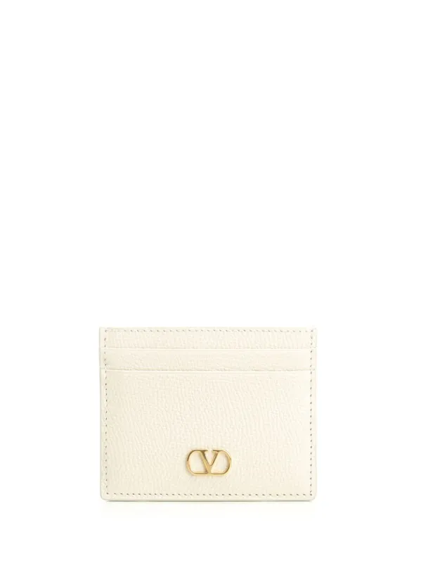 Vlogo Signature Card Holder Small Leather Goods White sold by Wanan Luxury