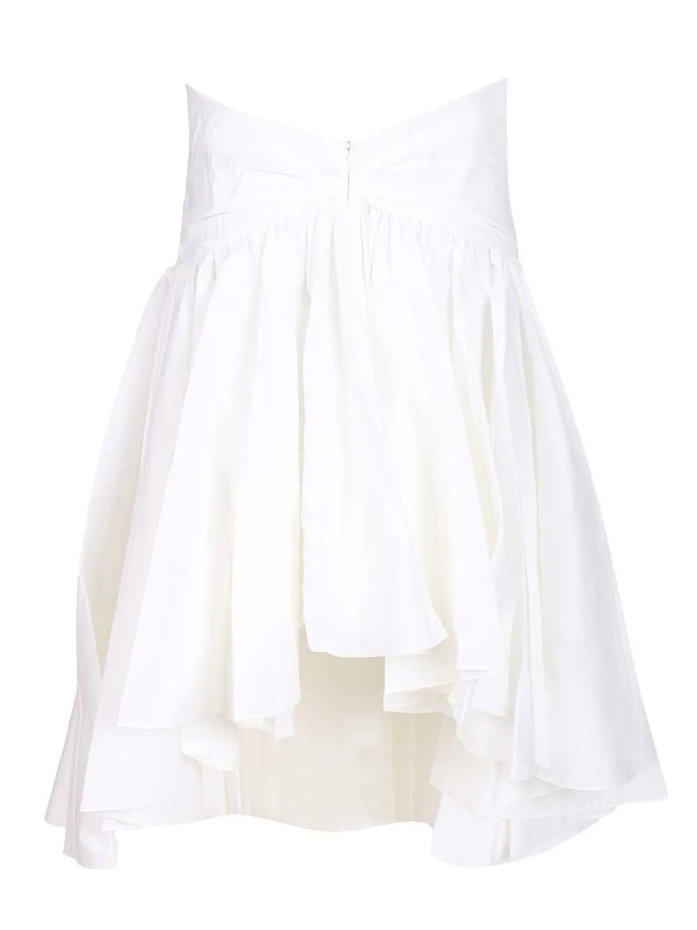 Draped Skirt With Godets Skirts White sold by Wanan Luxury product image thumbnail 2