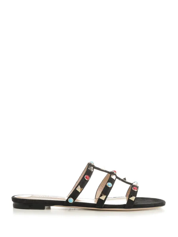 Rockstud Low Sandals Scarpe Basse Black made by Valentino Garavani