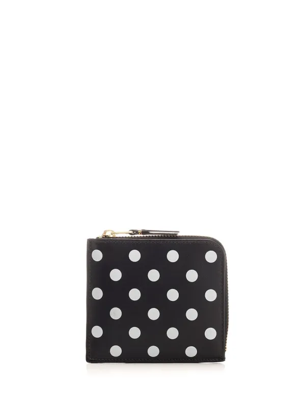 Polka Dot Wallet Wallets Black sold by Wanan Luxury