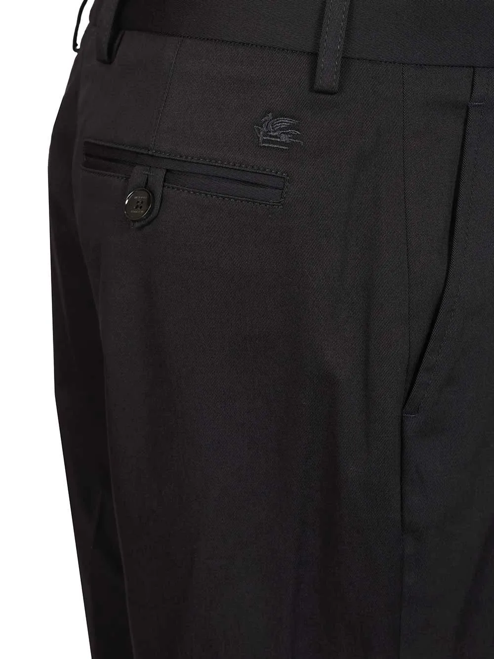 Stretch Cotton Trousers Jackets Blue sold by Wanan Luxury product image thumbnail 4