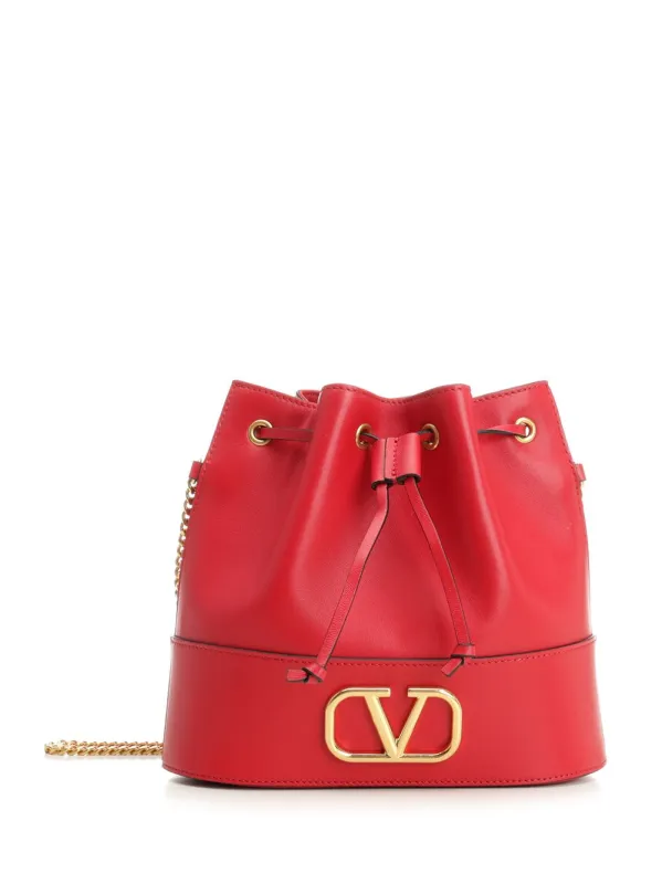 Vlogo Crossbody Bags Red sold by Wanan Luxury