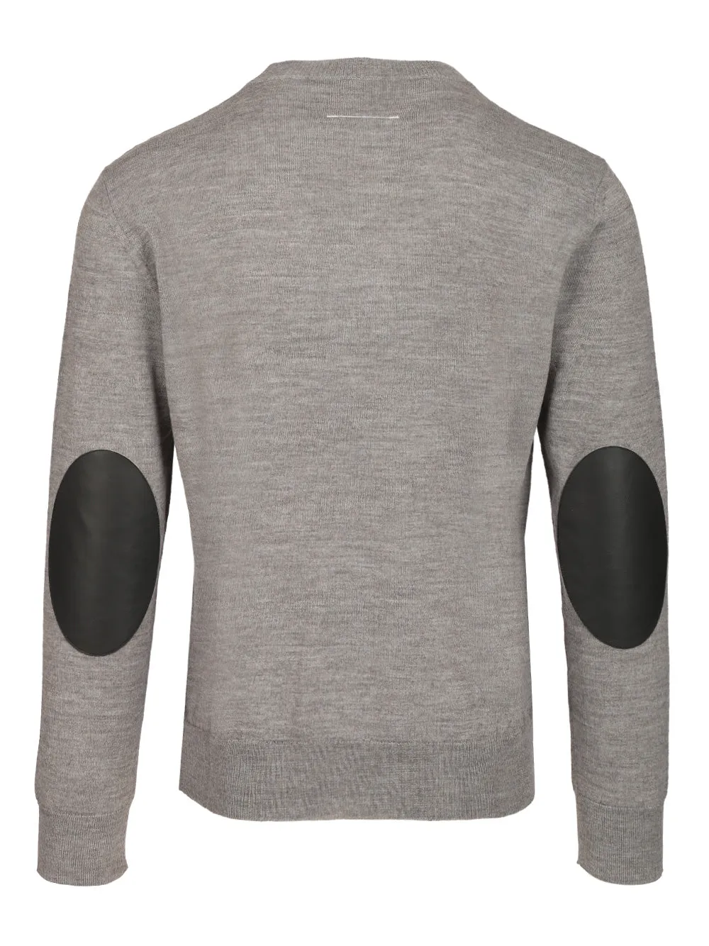 Crewneck Sweater With Patches Knitwear Grey sold by Wanan Luxury product image thumbnail 2