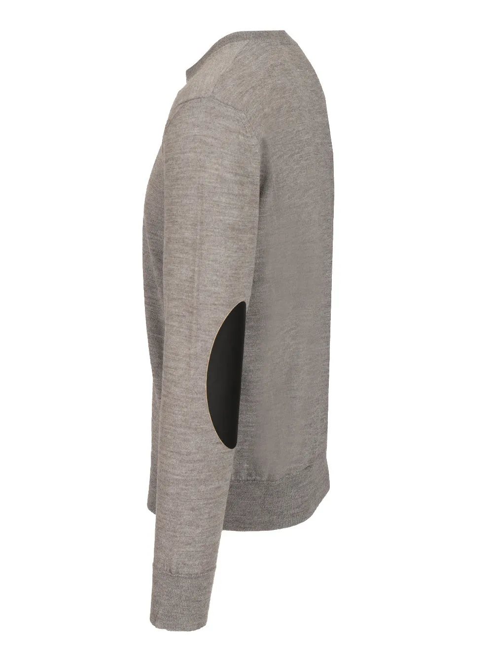 Crewneck Sweater With Patches Knitwear Grey sold by Wanan Luxury product image thumbnail 3