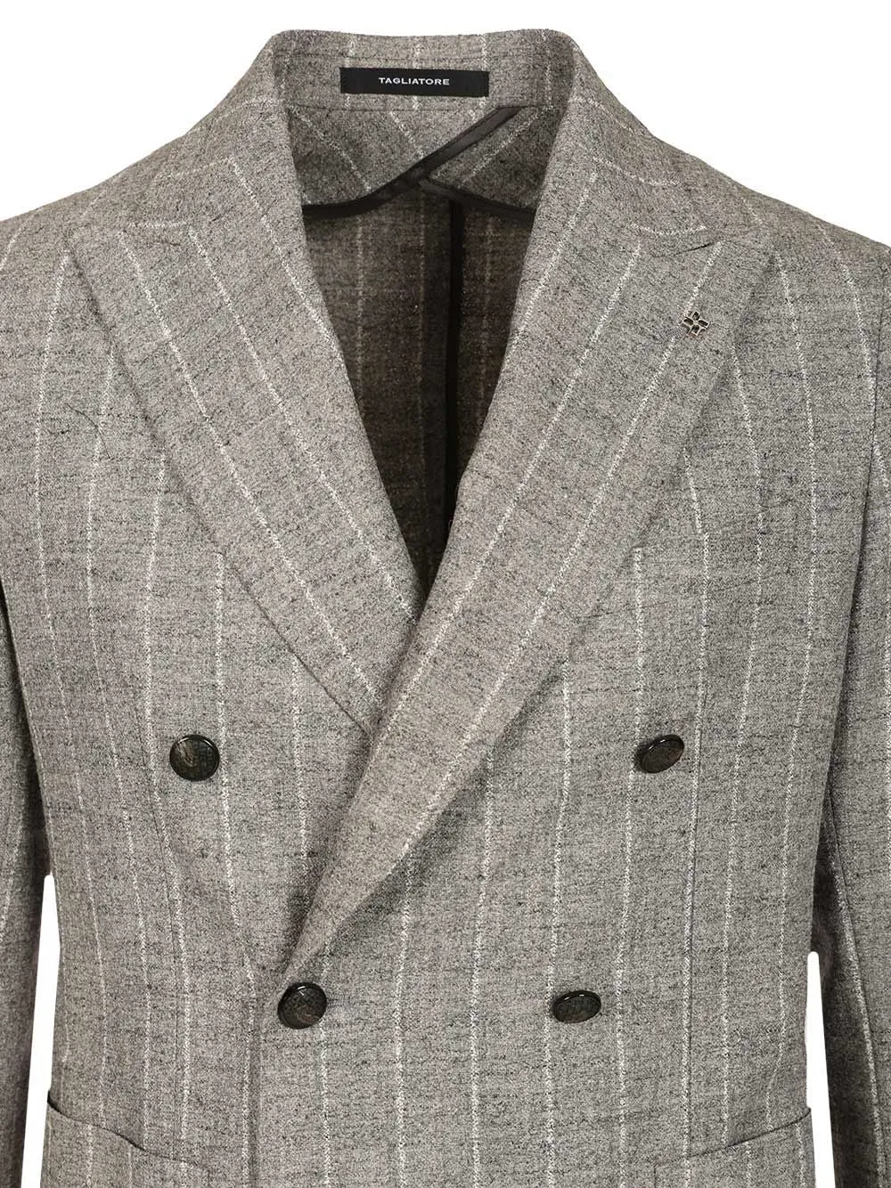 Montecarlo Doppio Petto Boucle Jackets Grey sold by Wanan Luxury product image thumbnail 4