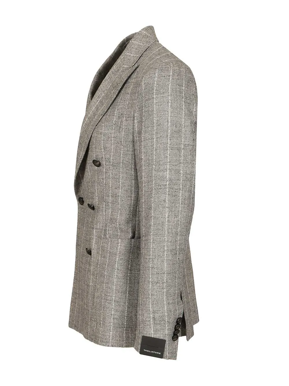 Montecarlo Doppio Petto Boucle Jackets Grey sold by Wanan Luxury product image thumbnail 3